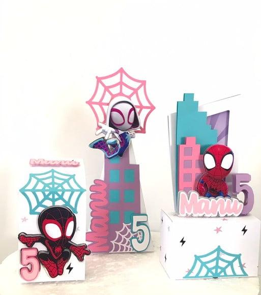 Caixinha Personalizada Spidey e Seus Amigos Espetaculares Luxo Me