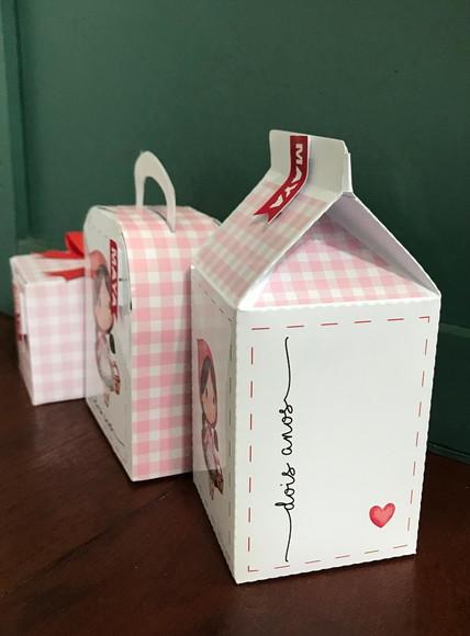 Lembrancinha Chapeuzinho Vermelho Caixinhas Personalizadas