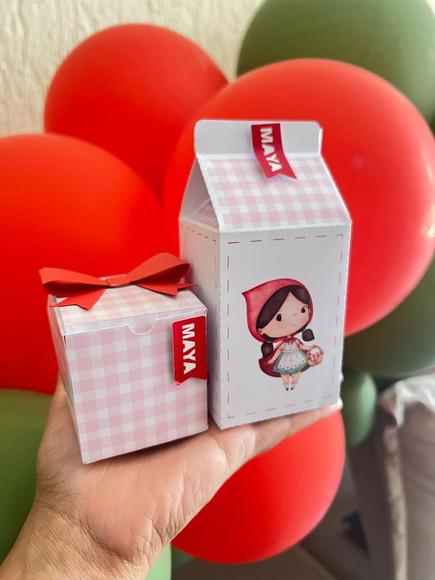 Lembrancinha Chapeuzinho Vermelho Caixinhas Personalizadas