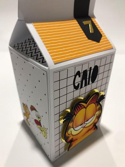 Caixinhas para Lembrancinha Garfield