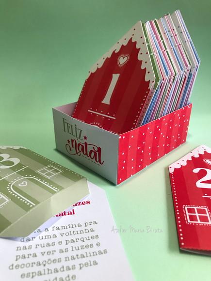 Calendário do Advento Casinhas