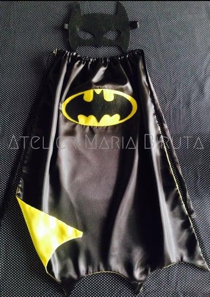 Capa e Máscara Batman Infantil