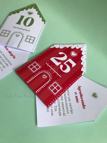 Calendário do Advento Casinhas
