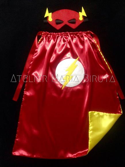 Fantasia Capa e Máscara The Flash