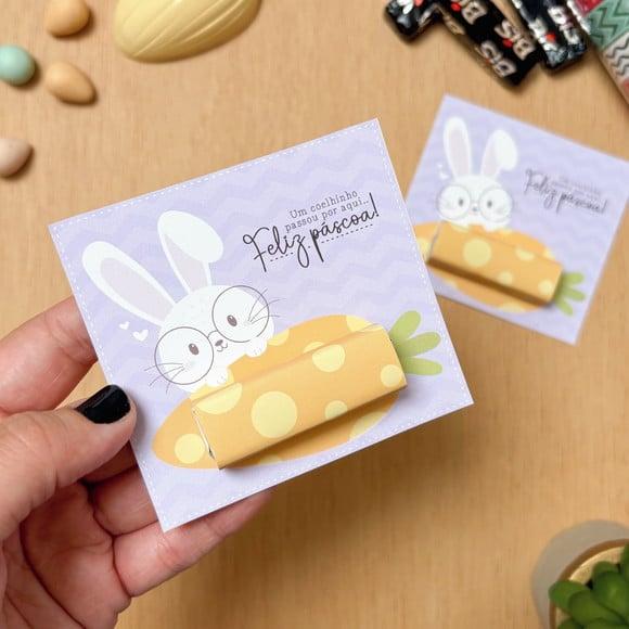 Card Páscoa com Bis