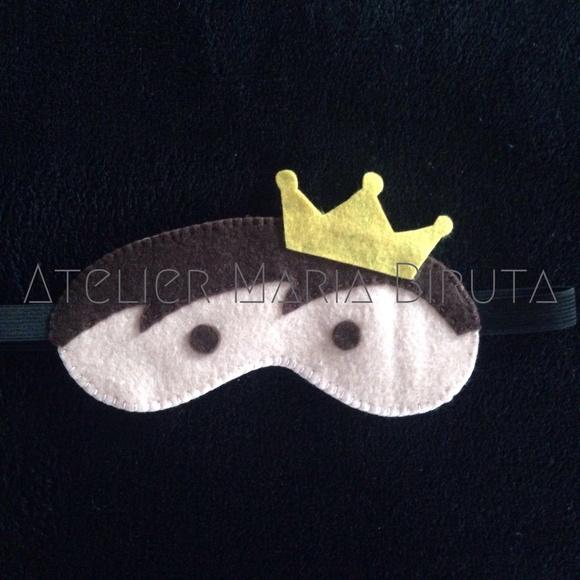 Máscara de Dormir Princesas e Príncipe