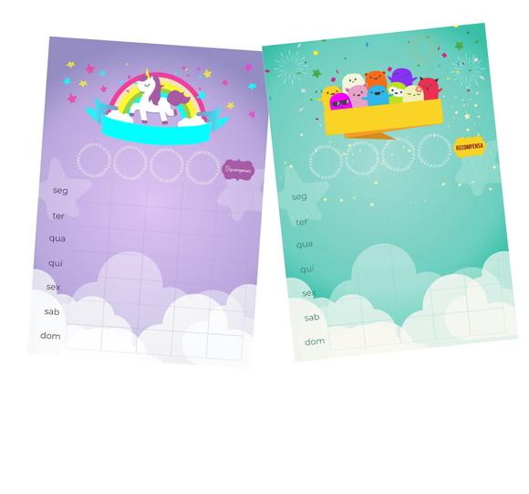 Quadro Magnético de Rotina Infantil Personalizado