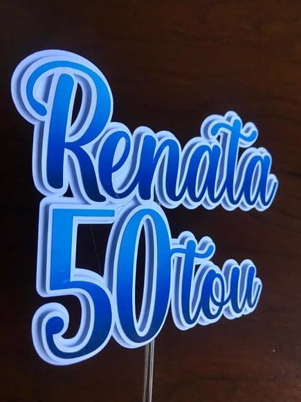 Topo de Bolo 50 Anos