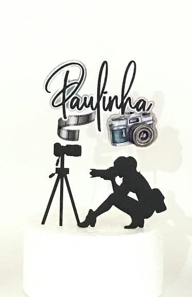 Topo de Bolo Fotógrafa