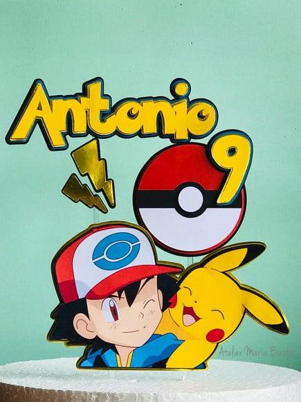 Topo de Bolo Pokemon