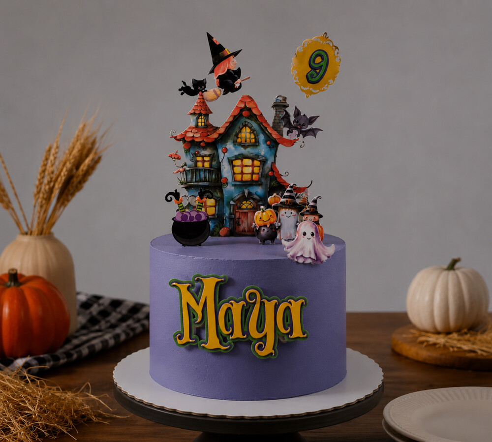 Topo de Bolo Halloween Luxo