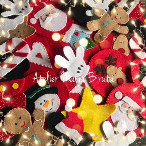 Árvore de Natal em Feltro Mickey 1m Infantil - Interativa de Par