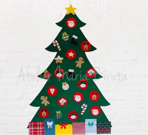 Árvore de Natal Feltro 1,40m