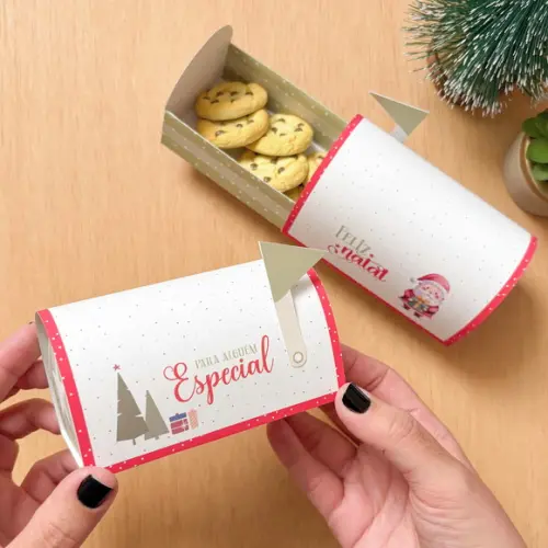 Lembrancinha de Natal Caixinha para Doces Correio
