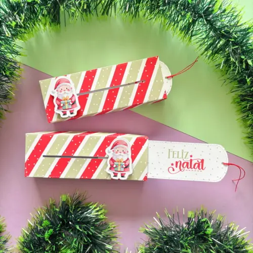 Caixa para Chocolate Bis Natal