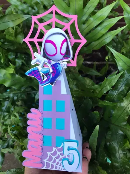 Caixinha Personalizada Spidey e Seus Amigos Espetaculares Luxo Me