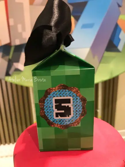 Caixinha Milk Minecraft