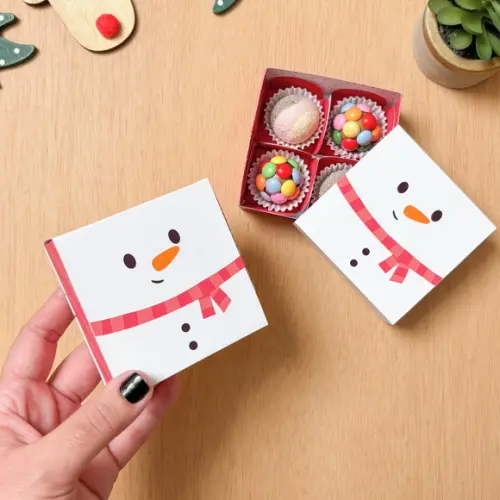 Caixinha para Doces Natal