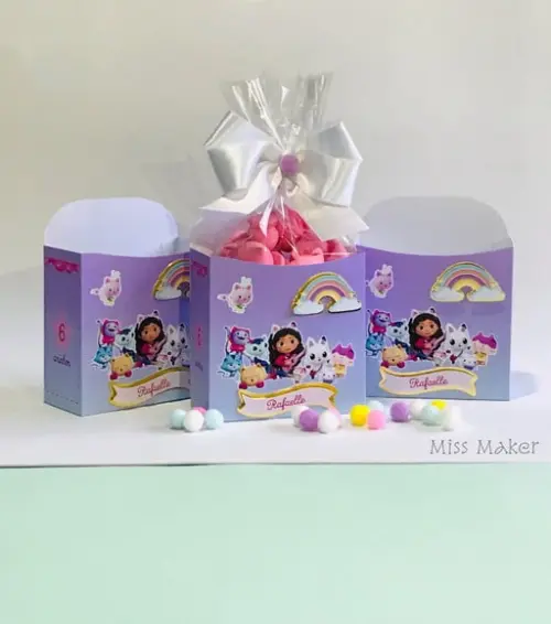 Caixinha Personalizada a Casa Mágica da Gabby