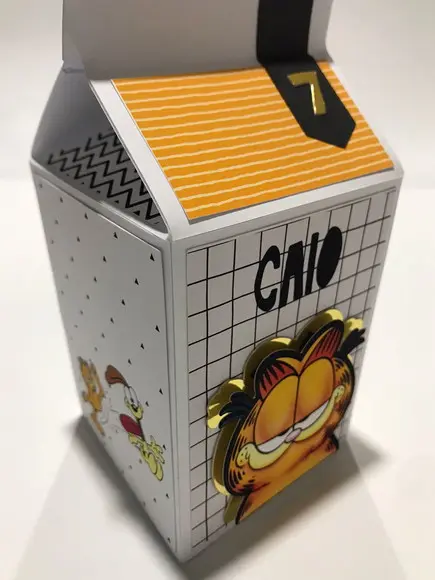 Caixinhas para Lembrancinha Garfield