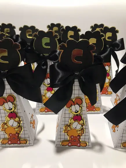Caixinhas para Lembrancinha Garfield