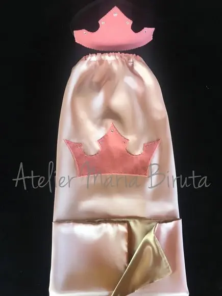 Fantasia Capa e Coroa Princesa