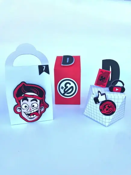 Lembrancinha Festa Enaldinho - Caixinhas personalizadas decoração de festa