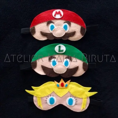 Máscara de Dormir Mário Bros