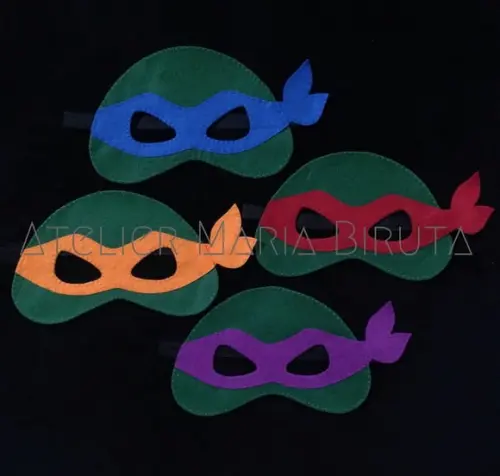 Lembrancinha Máscaras Tartarugas Ninja