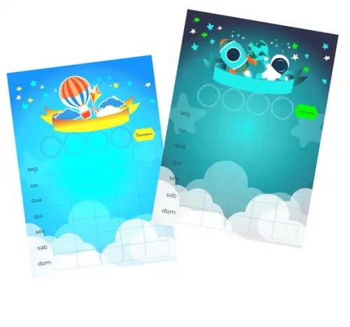 Quadro Magnético de Rotina Infantil Personalizado