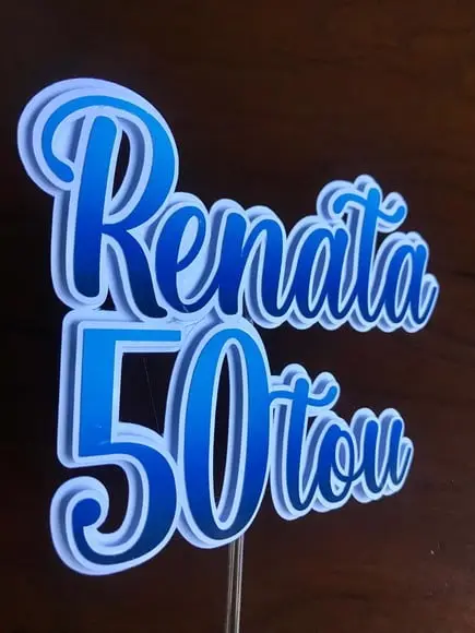 Topo de Bolo 50 Anos