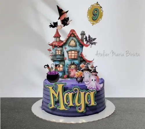 Topo de Bolo Halloween