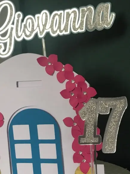 Topo de Bolo Personalizado Mamma Mia