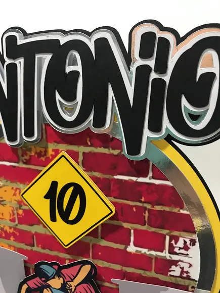 Topo de Bolo Skate