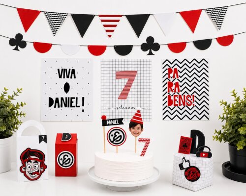 Kit Festa Enaldinho Personalizada Completa Decoração e lembrancinha