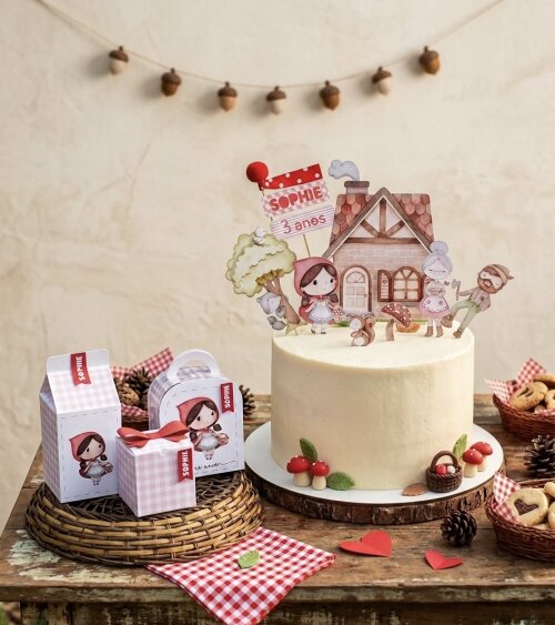 Kit Festa Personalizada Chapeuzinho Vermelho | Aniversário Infantil