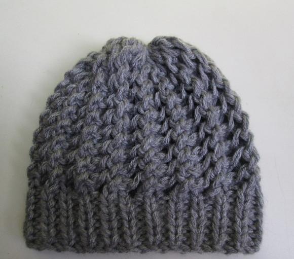 Conjunto Cachecol Maxi Gola e Gorro - Cinza