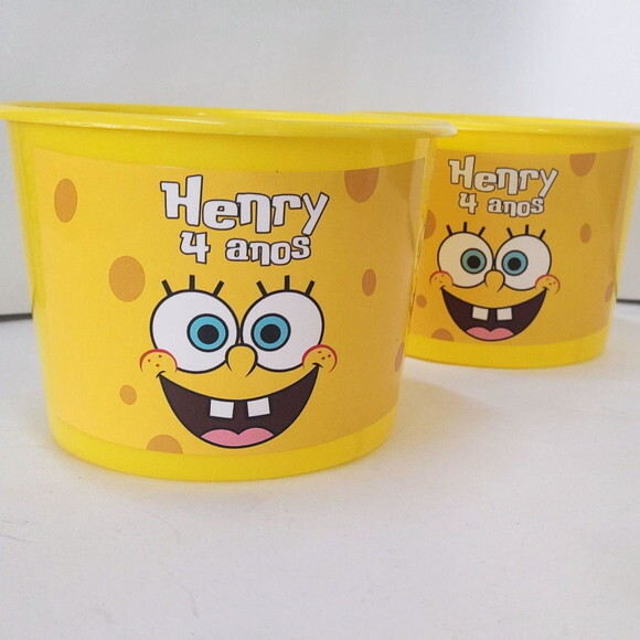 Balde de Pipoca Bob Esponja