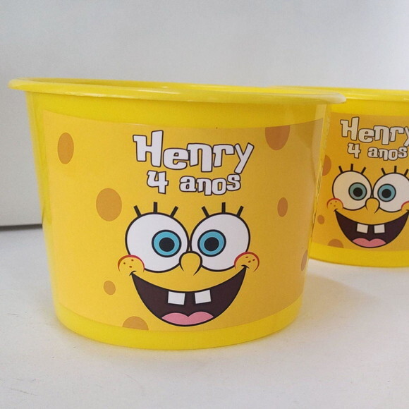 Balde de Pipoca Bob Esponja