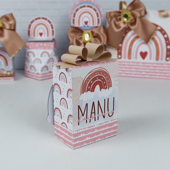 Caixa Alta Luxo - Arco Iris Boho