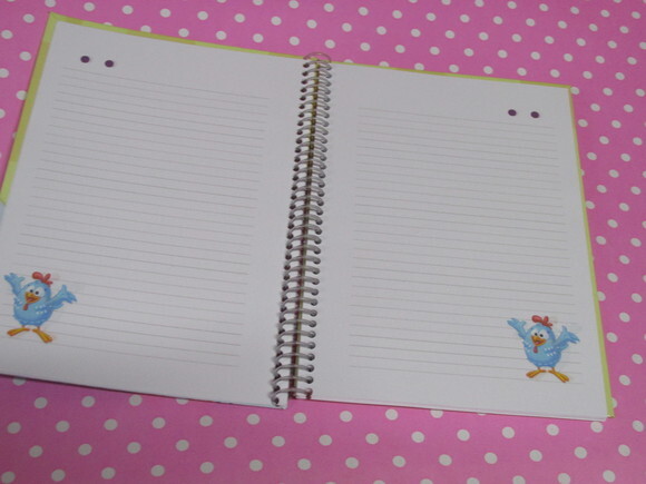 Caderno de Recados Galinha Pintadinha