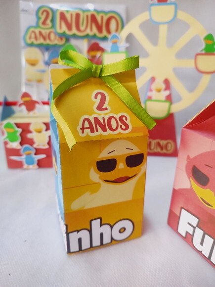 Caixa Milk Patinhos Coloridos - Funk do Patinho