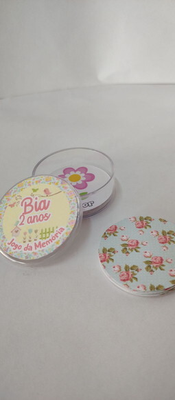 Jogo da Memória Personalizado Jardim Encantado