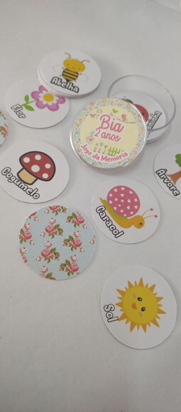 Jogo da Memória Personalizado Jardim Encantado