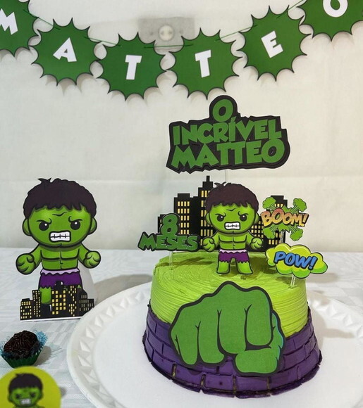 Kit Aniversário Hulk Cute