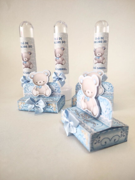 Kit Chá de Bebê Ursinhos - 20 Peças