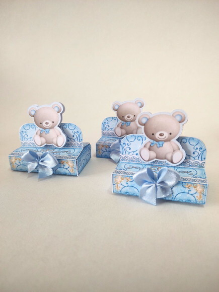 Kit Chá de Bebê Ursinhos - 20 Peças
