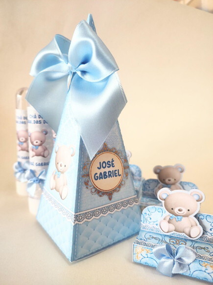Kit Chá de Bebê Ursinhos - 25 Peças
