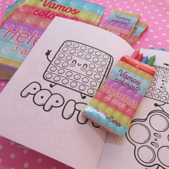 Kit de Colorir Pop It
