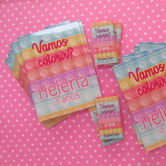 Kit de Colorir Pop It